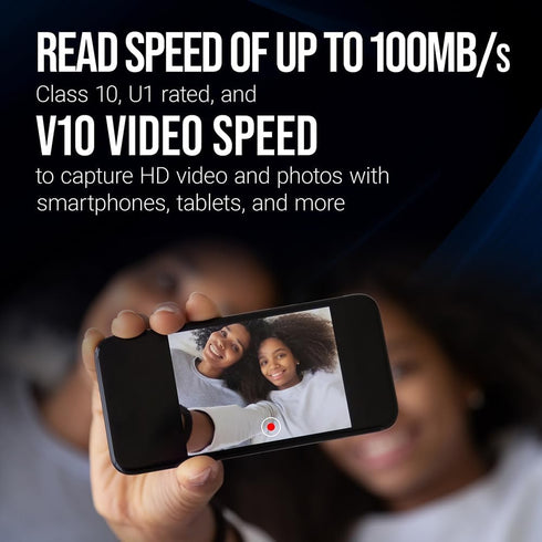 PNY 128GB Elite Mobile Accessories Class 10 U1 V10, A1 microSDXC Flash Memory Card for Mobile Devices - 100MB/s, Full HD, UHS-I, Micro SD...