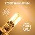 YUIIP G4 LED Bulb 2W, 12V JC G4 Bi Pin Bulb, 20W Halogen Bulb Replacement, Warm White 2700K G4 LED Light Bulbs for Under Cabinet Puck Light, Chand...