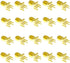 20PCS SMA Female PCB Panel Edge Mount Plug with 4 Pins Stand Straight Connector RF Coax Coaxial Adapter...