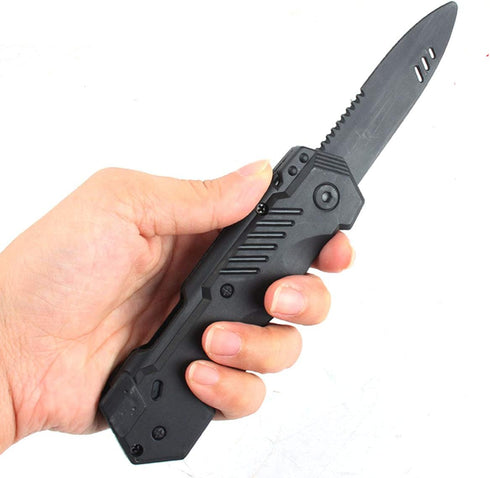 3PCS Retractable Fake Knife Toy Plastic Dagger Funny Trick Gadget Props Classic Gag Fun Prank Friend for Halloween Fool's Day Gift...