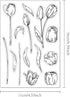 Arbuya DIY Tulip Decorative Clear Stamps for Card Making or Journaling, Spring Flowers Blossom Silicone Stamps for Scrapbooking Photo Album Paper ...