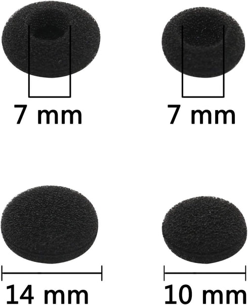 ALXCD Gel Eartips for Voyager Legend Headset, 3 Pcs Soft Gel Ear Tips & 3 Pcs Foam Covers, Fit for Headset Voyager Legend (S)...