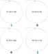 Turquoise Necklaces 12Pcs Turquoise Jewelry Set Include 4Pcs Turquoise Layered Necklaces 8Pcs Turquoise Stacking Knuckle Rings for Women (Silver)...