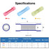 200pcs PA66 Nylon 22-10 AWG Wire Connectors Electrical Crimp Butt Connector Fully Insulated Splice Wire Terminals...