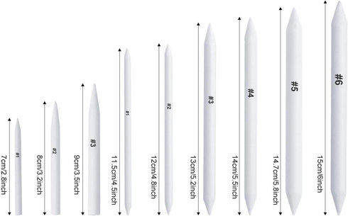 FEBSNOW 48 Pcs Blending Stump and Tortillions, Paper Art Blenders, Art Pencils, Drawing Pencils for Artists Student Sketch Drawing Tools, Drawing ...