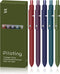Black Gel Ink Pens Fine Point Smooth Writing Quick Dry Pen Set for Journaling Note Taking, 0.5mm Retractable Japanese Pen Office School Supplies G...