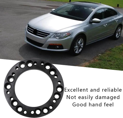 Steering Wheel Adapter Spacer, Aluminum Alloy Steering Wheel Hub Spacer, Steering Wheel Hub Adapter Extension Spacer, 12.5mm 1/2" Wheel Spacer for...