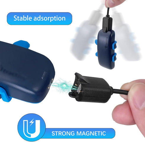 RUKUHOT Portable Wireless Magnetic Charger Cable Compatible with Tractive GPS Tracker, 1.65 Feet USB Charging Cord fit for Tractive GPS Pet Tracke...