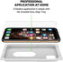 Belkin Screen Protector for Apple iPhone 11 Pro, iPhone XS or iPhone X with Antimicrobial-Treated Coating and Included Easy Align Tray for Simple,...