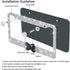 OTOSTAR 1 Pack Bling License Plate Frame with Ribbon Bow, Handcrafted Shiny Rhinestones Premium Stainless Steel 2 Holes License Plate Holder with ...
