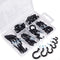 KUUQA Cup Hook Kit Black Vinyl Coated Ceiling Screw Mug Hooks, 70 Pieces, 6 Sizes...