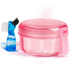 No Leak & Non-Slip Partial Denture Case Retainer Bath Box Cup, Denture Soaking Cup False Teeth Holder Box Case with Strainer Basket and Brush,Dish...