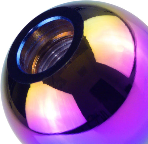 Neo Chrome Shifter Ball Chrome Shift Knob Round Weighted Manual Gear JDM Aluminum...
