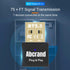 USB Bluetooth 5.3 Adapter for PC, Abcrand Bluetooth 5.3 EDR Dongle Transmitter for Computer Desktop Transfer for Laptop Bluetooth Headset Speaker ...