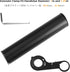 TRIWONDER Bike Handlebar Extender Aluminum Alloy Single Bicycle Handlebar Extension Double Clamp Bike Bracket for Holding Motorcycle E-Bike Lamp S...