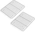 2 Pack Cooling Rack for Baking Stainless Steel, Heavy Duty Wire Rack Baking Rack, 11.7" x 9.4" Cooling Racks for Cooking, Fits Small Toaster Oven,...