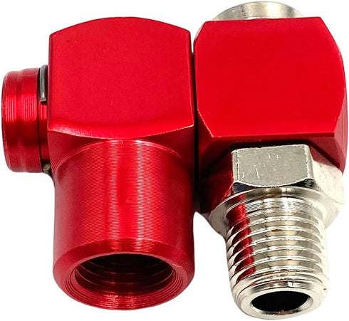2Pcs Air Compressor Fittings,1/4 Inch NPT 360 Degree Swivel Air Hose Fittings for Pneumatic Tool...