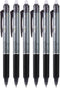 PILOT FriXion Ball Clicker Erasable Gel Ink Retractable Pen, Extra Fine Point, 0.5mm, 6 Count (Black)...