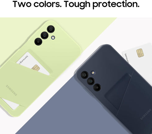 SAMSUNG Galaxy A15 5G Card Slot Phone Case, Protective TPU Cover with ID Pocket Holder, Finger Tap Control for Credit Card Payment, US Version, EF...