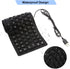 Foldable Silicone Wired Silent Keyboard, 85-Key Portable Soft Rubber Lightweight Waterproof USB Rollup Keyboard with 4.53ft for Laptop PC Computer...