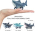 DINOBROS Sea Animal Pull Back Toy Cars Playset Ocean Game Set of 12Pcs Great White Shark Dolphin Killer Whale Toys for boys and toddlers 3 Year Ol...