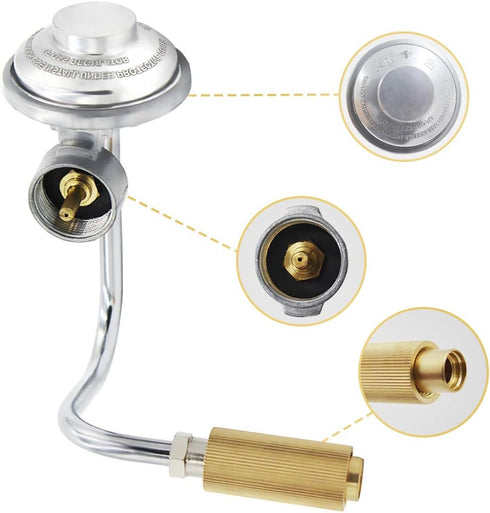 MCAMPAS 1lb Gas Regulator For Coleman Roadtrip Grill Regulator,Compatible with Coleman Regulator Assembly C001, 5010000743. 9942A5251...