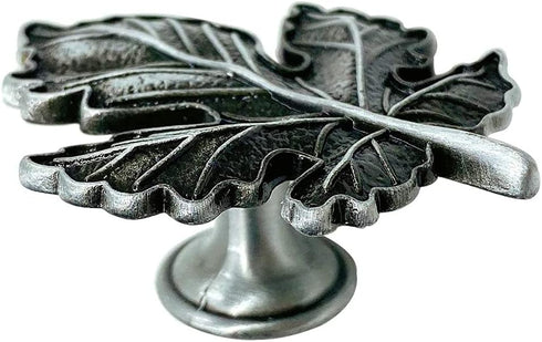 Cabinet Knobs Maple Leaf Knobs, 4 Pcs Antique Cabinet Knob,Drawer Knob,Bedside Table Handle,Closet Knob,Bookcase Handle,Furniture Door Pull,Hardwa...
