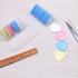 30 Pcs Professional Triangle Tailor's Chalk Tailors Chalk Markers Sewing Fabric Chalk with Box for Sewing Crafting...