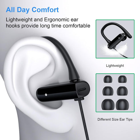 Wired Earbuds Over Ear Headphones for School Students with Microphone Noise Canceling 3.5mm Earphones in-Ear Headset for Tablets iPod iPad MP3 iPh...