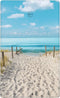Blue Ocean White Sand Beach 1 Gang No Device Blank Outlet Covers Wall Plate Electrical Switchplate Standard Size Light Switch Cover Decorative Fac...