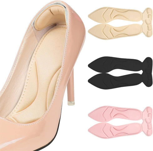 3 Pairs Insoles, Breathable Sponge High Heel Cushions for Women Size 5-9 (Tip)...