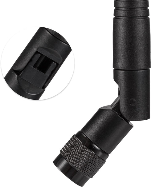 Eightwood 5dBi 2.4GHz WiFi Antenna RP-TNC Male Antennas (2-Pack) Compatible with Trimble Robotic Total Stations, Wireless Router Linksys WRT54G...
