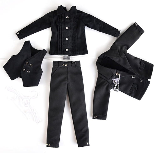 YMY 23 YMY25 OB22 OB24 Doll Clothes Suit Uniform Set Shirt Dress pants Doll body clothes blythe?Black?...