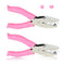 MIAO JIN 2Pcs 1/4 Inch Heart and Star Metal Single Handheld Hole Punch for DIY Craft Paper Scrapbook Puncher Hand Tool with Grip (Star&Heart)...