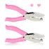 MIAO JIN 2Pcs 1/4 Inch Heart and Star Metal Single Handheld Hole Punch for DIY Craft Paper Scrapbook Puncher Hand Tool with Grip (Star&Heart)...