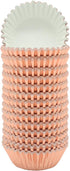 Mini Rose Gold Foil Cupcake Liners Muffin Baking Cups for Party and More, 300-Count...