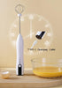 Electric Milk Frother for Matcha, Hot Chocolate, Coffee Creamer,Handheld Design, 304 Stainless, 2 Heads Type-C Rechargeable Foam Blender with 3 Sp...