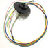 Taidacent Hollow Slip Ring Signal Power Continued 2/4/6/12 Road Collector Ring Conductive Electric Motor Slip Ring Rotating Connector (5mm Inner D...