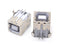 YXQ USB Type B Female Port 4-Pin 90 Degree B Solder Jack PCB Mount DIP Socket Connector Silver Tone, 5-Piece...