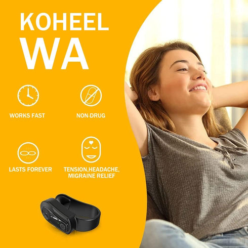KOHEEL Wearable Acupressure Device for Headache, Migraine, Tension Relief - Support Acupressure Relaxation, Stress Alleviation, Soothing Muscle Pa...