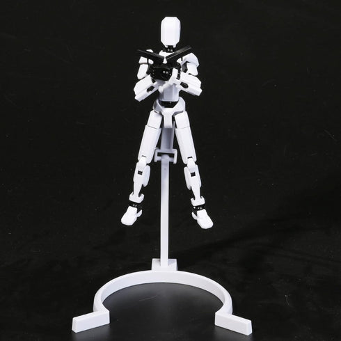 T-13 Action Figure with Pose Stand,Anime Robot Building Toy Sets,Lucky Puppet Joints for Boys,Girls,Men,Women,Multi-Jointed Moveable Dummy Desk De...