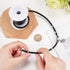 PH PandaHall 4.4 Yard 5mm Round Folded Bolo PU Braided Leather Cord Bolo Tie for Necklace Bracelet Jewelry Making Black...