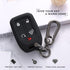 TANDRIVE 2PCS Silicone Smart Key Fob Case Cover for 2023 2022 2021 2020 2019 Chevy Silverado and GMC Sierra 1500 2500HD 3500HD, Remote Protector A...