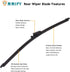 Rear Windshield Wiper Blade Arm Set for VW Tiguan 2009-2017 Rear Windsheild Back Wiper Arm and wiper Blade with Cover Assembly...