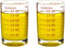 Shot Glass Measuring Cup 3 Ounce/90ML Liquid Heavy High Espresso Glass Cup 2 pcs by TIYOORTA (Red 90ML 2PCS)...