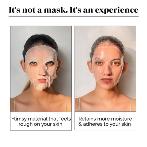 LuxaDerme Detox Bio Cellulose Face Mask, Moisturizing and Brightening Skincare Face Mask, Korean Sheet Masks for Glass Skin with Acai Berry, CoQ10...
