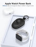 for Apple Watch Charger, Portable iWatch Charger Wireless Magnetic 1400mAh Power Bank Keychain Accessories Travel Car Charger for Apple Watch Seri...