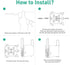 GL.iNet WiFi Router Holder Wall Mount with Screws, Compatible with GL-A1300 (Slate Plus), GL-SFT1200 (Opal), GL-MT1300 (Beryl) Router, Networking ...