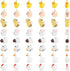 PandaHall 48Pcs 8 Style Resin Charms Cute Animal Pendant Kit Mini Pig Duck Bee Cygnet Chick Rabbit Sheep Calf Findings Charm DIY Farm Theme Pendan...