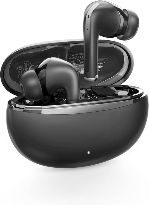 Gsoemon Active Noise Cancelling Wireless Earbuds, Bluetooth 5.3 Headphones, Enhanced Bass, 35dB Noise Cancelling Earphones, Waterproof, Pass-Throu...